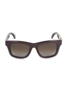 Valentino 53mm Studded Square Sunglasses