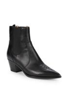 Gianvito Rossi Leather Point-toe Chelsea Boots