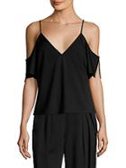 T By Alexander Wang Off-the-shoulder Ponte Top