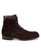 Magnanni Lace-up Suede Boots