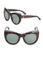 Gucci 52mm Layered Tortoiseshell Sunglasses