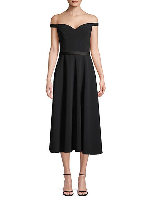Jason Wu Collection Off-the-shoulder Stretch Crepe Midi Dress