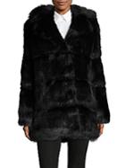 Kate Spade New York Solid Faux Fur Coat