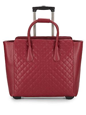 Kc Jagger Camilla Quilted Leather Rolling Satchel