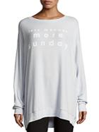 Wildfox Graphic Long Sleeve Sweater