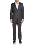 Saks Fifth Avenue Slim-fit Solid Wool-blend Suit