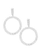 Saks Fifth Avenue Sterling Silver Earrings- 1.5in