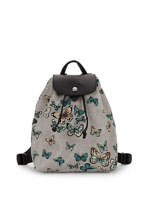 Longchamp Butterfly Drawstring Backpack