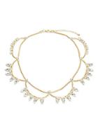 Saks Fifth Avenue Crystal 14k Gold-plated Necklace