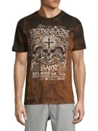 Affliction Logo Graphic Cotton High-low Tee