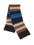 Saks Fifth Avenue Collection Striped Wool Blend Scarf