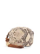 Vince Camuto Snake-embossed Leather Mini Crossbody