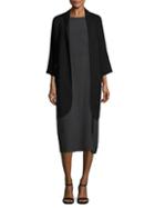 Eileen Fisher Solid Long Jacket