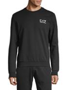 Ea7 Emporio Armani Pullover Stretch-cotton Sweatshirt
