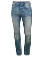Prps Le Sabre Slim-tapered-fit Bleached Distressed Jeans