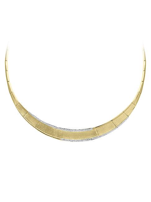 Effy D'oro 14k Yellow Gold & Diamond Collar Necklace