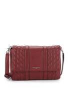 Karl Lagerfeld Paris Diamond Quilted Leather Crossbody Bag