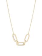 Saks Fifth Avenue Made In Italy Made In Italy 14k Yellow Gold Link Necklace