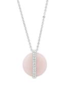 Swarovski Crystal And Stainless Steel Pendant Necklace