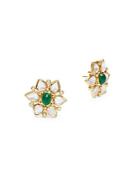 Temple St. Clair 18k Yellow Gold Ottoman Stud Earrings