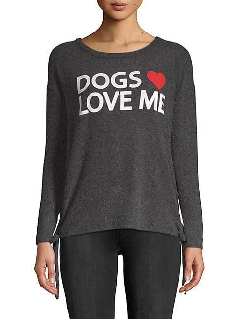 Chaser Dogs Love Me Dolman-sleeve Pullover