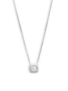 Diana M Jewels Bridal 14k White Gold & 0.86 Tcw Diamond Pendant Necklace