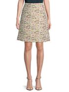 Giambattista Valli Tweed Floral Skirt