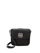 Love Moschino Flap Faux Leather Crossbody Bag