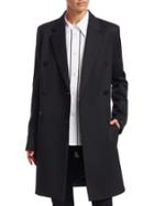 Helmut Lang Wool-blend Boyfriend Blazer Coat