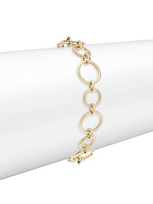 Temple St. Clair Diamond & 18k Gold Celestial Chain Bracelet