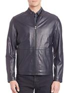 Saks Fifth Avenue Collection Collection Zipper Leather Jacket