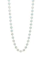 Saks Fifth Avenue 18k Yellow Gold Linked Blue Topaz Necklace