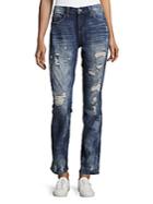 Blank Nyc Distressed Five-pocket Jeans