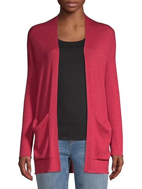 Eileen Fisher Open Front Cardigan Sweater