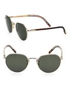 Oliver Peoples Hassett 52mm Round Sunglasses