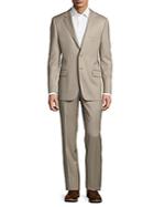 Hickey Freeman Classic-fit Solid Wool Suit