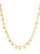 Saks Fifth Avenue 14k Yellow Gold Disc Necklace