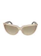 Linda Farrow Novelty 53mm Cat Eye Sunglasses