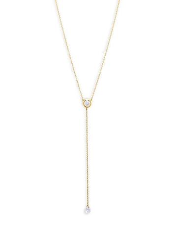 Lafonn Sterling Silver Lariat Necklace