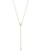 Lafonn Sterling Silver Lariat Necklace