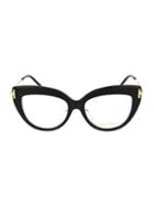 Boucheron 51mm Novelty Cat Eye Optical Glasses