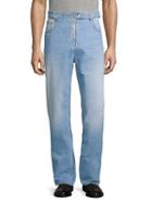 Helmut Lang Buttoned Straight Jeans