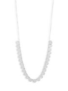 Diana M Jewels Bridal Pav&eacute; Diamond & 14k White Gold Circle Necklace