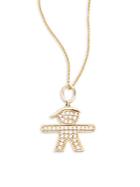 Effy 14k Yellow Gold Diamond Pendant Necklace