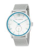 Ted Baker London Stainless Steel Mesh Strap Watch