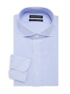 Saks Fifth Avenue Classic-fit Fine Stripe Dobby Dress Shirt