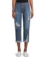 Ag Ex-boyfriend Distressed Cotton Jeans