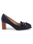 Tod's Tassel Suede Point-toe Pumps