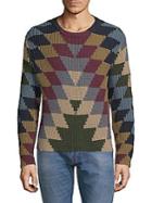 Valentino Geometric Cotton Jersey Sweater
