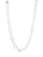 Roberto Coin Chic & Shine 18k White Gold Link Necklace